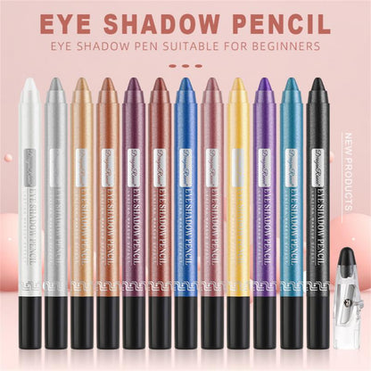 Set de 12 Lápices de Sombras de Ojos: Lleva Tu Maquillaje al Siguiente Nivel