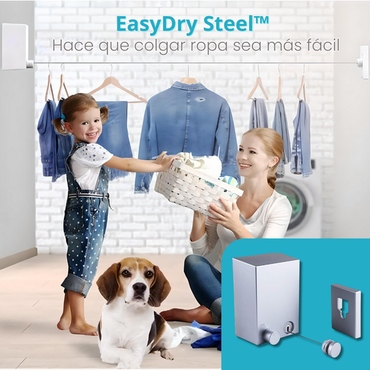 EasyDry Steel™ - No te quedes sin espacio para colgar tu ropa